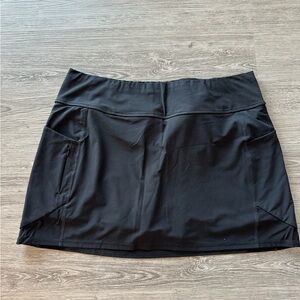 Athleta Black Skort